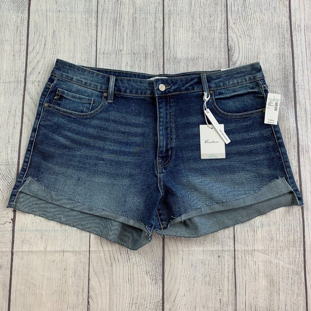 KanCan for Maurices Jean Shorts sz 33 Inseam 3" Stretch High Rise New NWT